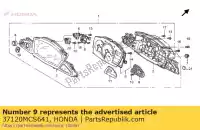 37120MCS641, Honda, indicador de montaje. honda st pan european a  st1300 st1300a 1300 , Nuevo