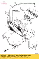 3GM124615000, Yamaha, radiator assy yamaha fzr xv virago 1000 535, New