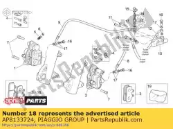 Aquí puede pedir par de almohadillas de Piaggio Group , con el número de pieza AP8133724: