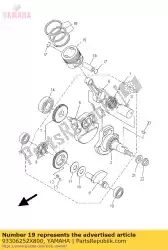 Ici, vous pouvez commander le palier auprès de Yamaha , avec le numéro de pièce 93306252X800: