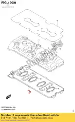 Aqui você pode pedir o junta, cabeça cil em Suzuki , com o número da peça 1117301H00: