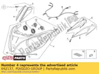 642137, Piaggio Group, indicador de mudança de direção direita f.lens aprilia  atlantic 125 300 2010 2011, Novo