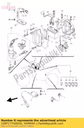 Qui puoi ordinare batteria della scatola da Yamaha , con numero parte 22BF177G0000: