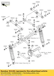 Tutaj możesz zamówić ? Ruba z ko? Nierzem 10x49 od Kawasaki , z numerem części 921501048: