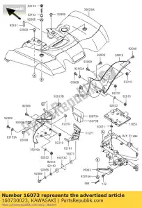 kawasaki 160730023 isolador kvf650-d1 - Lado inferior