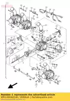 4PR149000100, Yamaha, carburetor assy yamaha xj xjs diversion 900, New