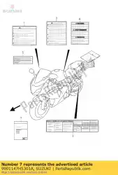 Aquí puede pedir manual, propietario de Suzuki , con el número de pieza 9901147H5301A: