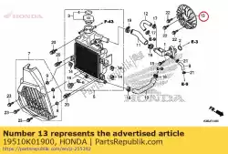 Aqui você pode pedir o nenhuma descrição disponível no momento em Honda , com o número da peça 19510K01900: