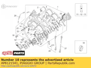 Piaggio Group AP8121541 tuleja deski rozdzielczej - Dół