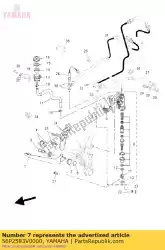 Ici, vous pouvez commander le rr. Maître cylindre assy. Auprès de Yamaha , avec le numéro de pièce 56P2583V0000: