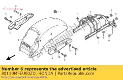 Ici, vous pouvez commander le pas de description disponible pour le moment auprès de Honda , avec le numéro de pièce 80110MFEU00ZD: