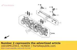 Honda 16018MCZ003 hendel, starter - Onderkant