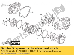 Aprilia AP8206256, Aluminiumkupplungstrommel, OEM: Aprilia AP8206256