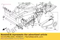 52101MEL000, Honda, boulon, pivot de bras oscillant honda cbr 1000 2004 2005, Nouveau