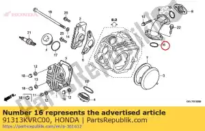 honda 91313KVRC00 oring, 27x2,0 - Lado inferior