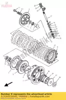 3LD163510000, Yamaha, placa, pressão 1 yamaha tdm xtz trx supertenere super tenere 850 750, Novo