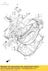 Ici, vous pouvez commander le housse, casque bo auprès de Suzuki , avec le numéro de pièce 9221210G00Y0J: