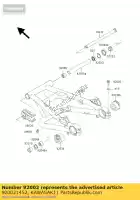 920021452, Kawasaki, parafuso zx750-e2 kawasaki gpz zephyr zrx zx zz r zzr 550 750 900 1000 1100 1985 1986 1987 1988 1989 1990 1991 1992 1993 1994 1995 1996 1997 1998 1999 2000, Novo