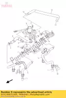 5UX148031000, Yamaha, Lucht inductie systeem assy yamaha xjr 1300 2015 2016, Nieuw