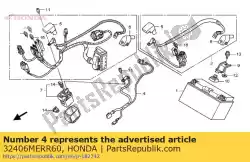 kabel, starter & aarde van Honda, met onderdeel nummer 32406MERR60, bestel je hier online: