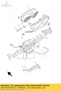 Yamaha 901540500500 parafuso - Lado esquerdo