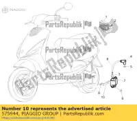 575944, Piaggio Group, Support piaggio zip sp h fly ho catalyzed t euro 50 2, Nouveau