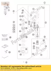 Qui puoi ordinare molla 140-225 d = 14,25 (62) da KTM , con numero parte 91210090S: