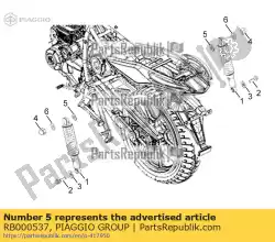 Aqui você pode pedir o anel de ranhura, 12x28x2 mm em Piaggio Group , com o número da peça RB000537: