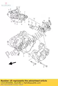 Suzuki 1315343D00 zawór, trzcina - Dół