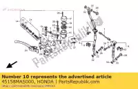 45158MAS000, Honda, braçadeira, l fr brk ho honda cbr fireblade rr cbr900rr 900 , Novo