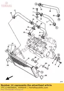 Yamaha 3TC124600000 zespó? ch?odnicy - Dół