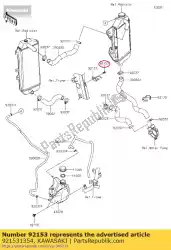 Ici, vous pouvez commander le boulon, à bride, 6x10 auprès de Kawasaki , avec le numéro de pièce 921531354: