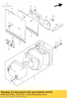 9463510F00, Suzuki, molding license suzuki c vl 800 1500 1998 1999 2000 2001 2002 2003 2004 2005 2006 2007 2008 2009, New