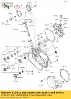 110610184, Kawasaki, junta, tampa da bomba kx85a6f kawasaki  kx 85 2006 2007 2008 2009 2010 2011 2012 2013 2014 2015 2016 2017 2018 2019 2020, Novo