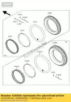 410250126, Kawasaki, velg, fr, 2.50x14 klx125daf kawasaki d tracker 125 2010 2011 2012 2013, Nieuw