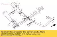 18310KYJ900, Honda, marmitta comp. honda cbr 250 2011 2013, Nuovo