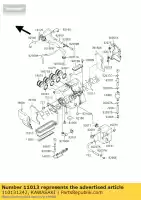 110131242, Kawasaki, wk?ad filtra powietrza kawasaki gpz  e f gpz1100 abs 1100 , Nowy