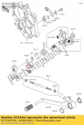 Aquí puede pedir perno, bridado, 6x20 de Kawasaki , con el número de pieza 921540786: