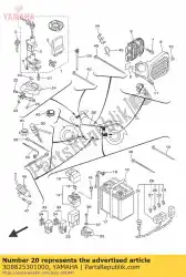 Here you can order the stop switch assy from Yamaha, with part number 3D8825301000: