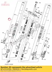 Aquí puede pedir conjunto de horquilla delantera derecha de Yamaha , con el número de pieza BF12310300: