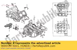 Aqui você pode pedir o parafuso, flg 10x97 em Honda , com o número da peça 90001MT3003: