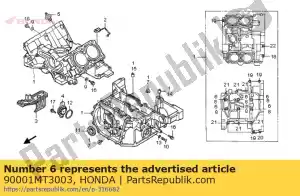 Honda 90001MT3003 parafuso, flg 10x97 - Lado inferior