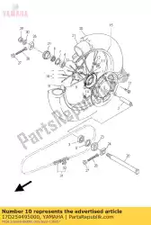 Tutaj możesz zamówić z? Batka nap? Dzana (49t) od Yamaha , z numerem części 17D254495000: