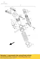 6210035G70YKS, Suzuki, Assorbitore assy, ??r suzuki rm z450z 450 , Nuovo