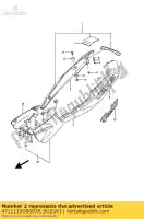 4711110D0007P, Suzuki, couverture, cadre, rh suzuki gsf bandit  v limited z vz gsf400 400 , Nouveau