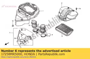 Honda 17258MR5000 rura l powietrze / c przyl - Dół