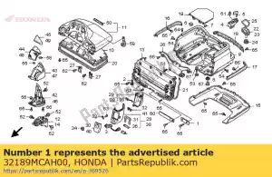 Honda 32189MCAH00 suporte, acoplador - Lado inferior