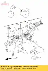 Ici, vous pouvez commander le unité hydraulique assy auprès de Yamaha , avec le numéro de pièce 3P6859300900: