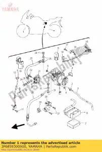 yamaha 3P6859300900 unité hydraulique assy - La partie au fond