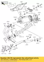 391780255, Kawasaki, collettore-comp-scarico kawasaki ninja ex krt edition b a  300 abs , Nuovo